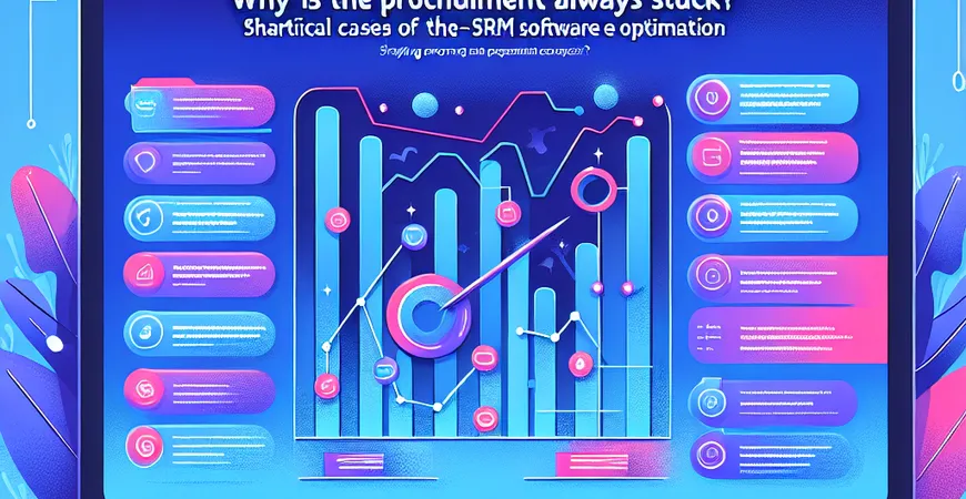  为什么采购流程总是卡顿？SRM软件优化实战案例分享  